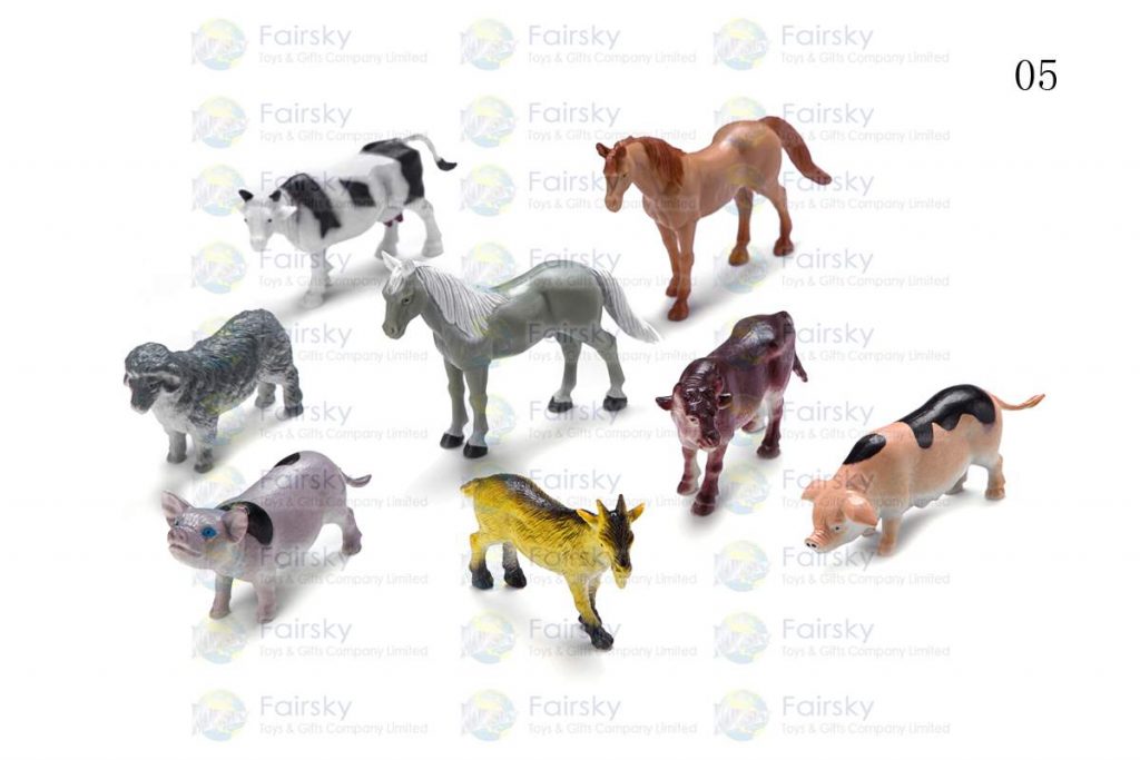 3"-4" PVC FARM ANIMALS 8 STYLES