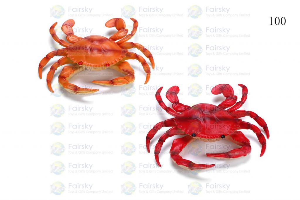 10" PVC CRAB 1 STYLE, 2 COLORS