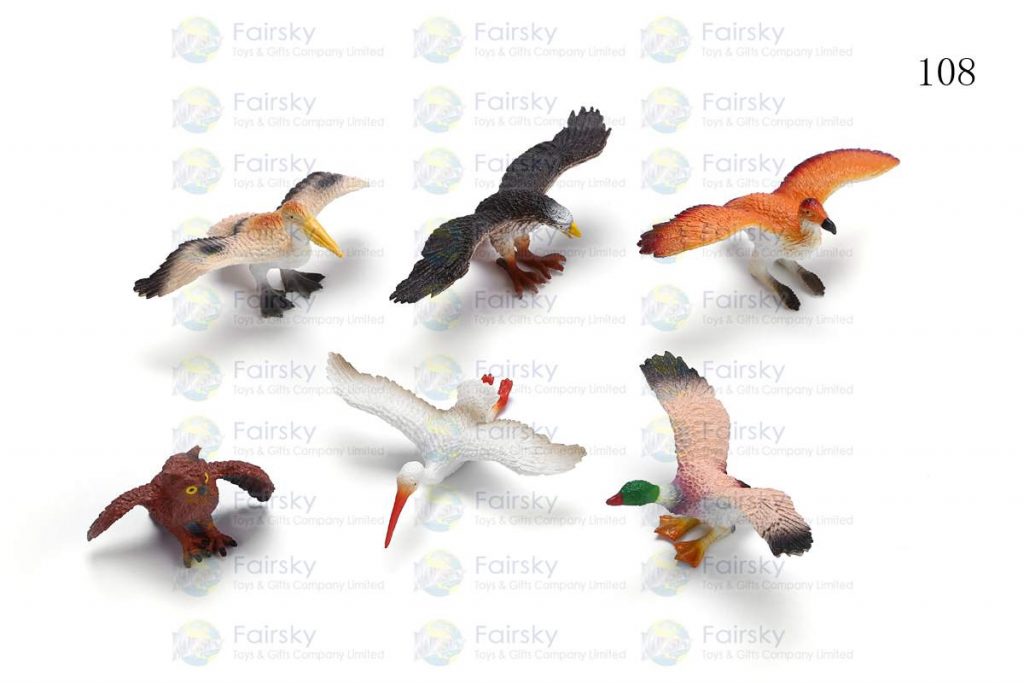 2.5"-4" PVC BIRD CREATURE 6 STYLES