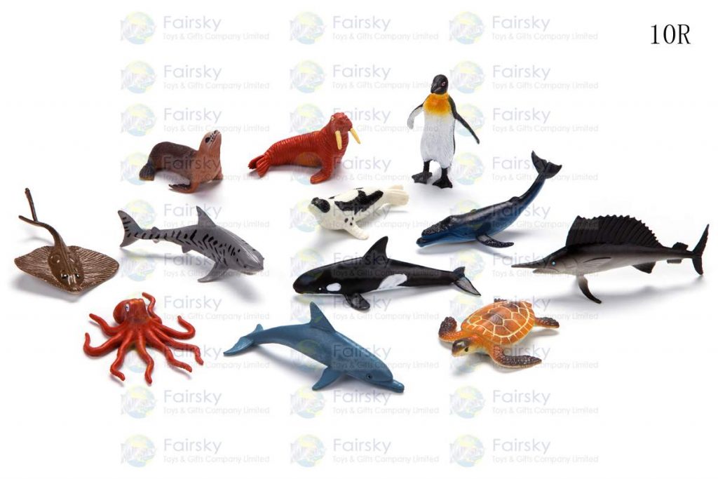 2"-3" PVC OCEAN ANIMALS 12 STYLES