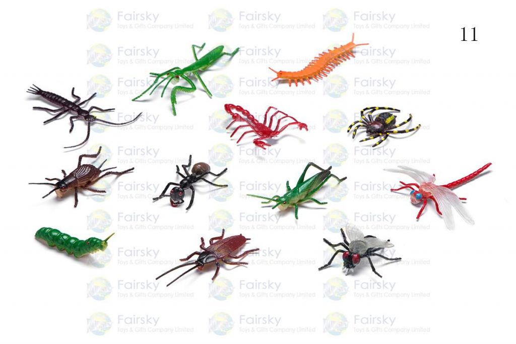 2"-3" PVC AUTHENTIC INSECTS 12 STYLES