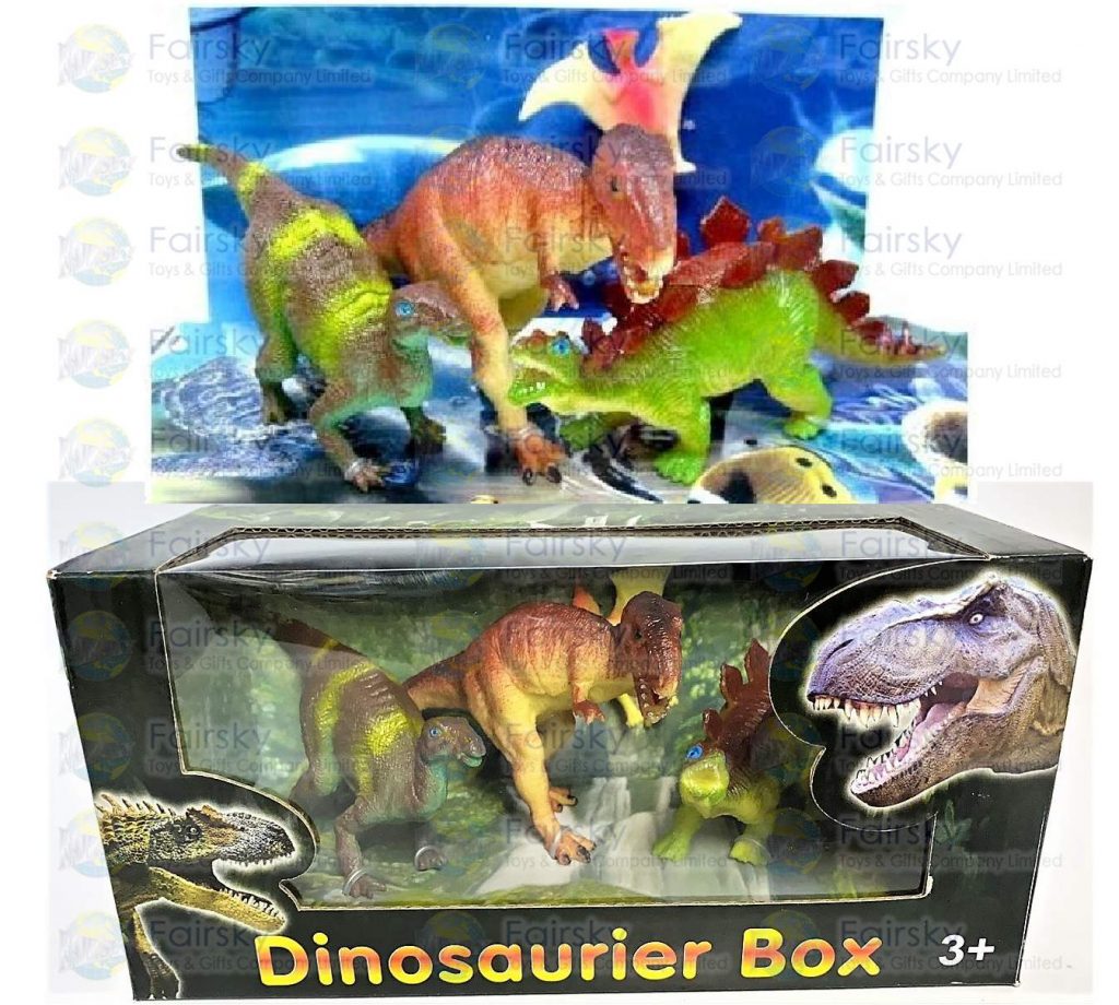 Set of 4pcs Dinosaurs