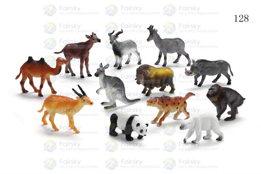 3"-4" PVC WILD ANIMALS 12 STYLES