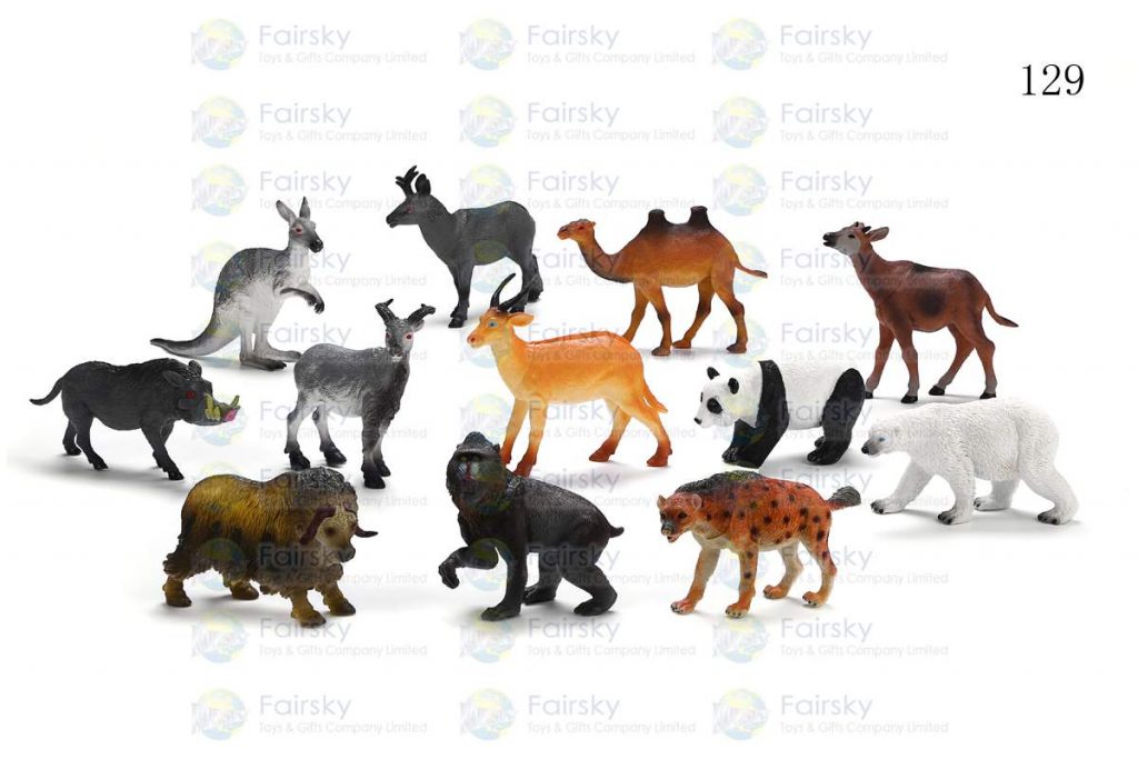 4.2"-7" PVC WILD ANIMALS 12 STYLES