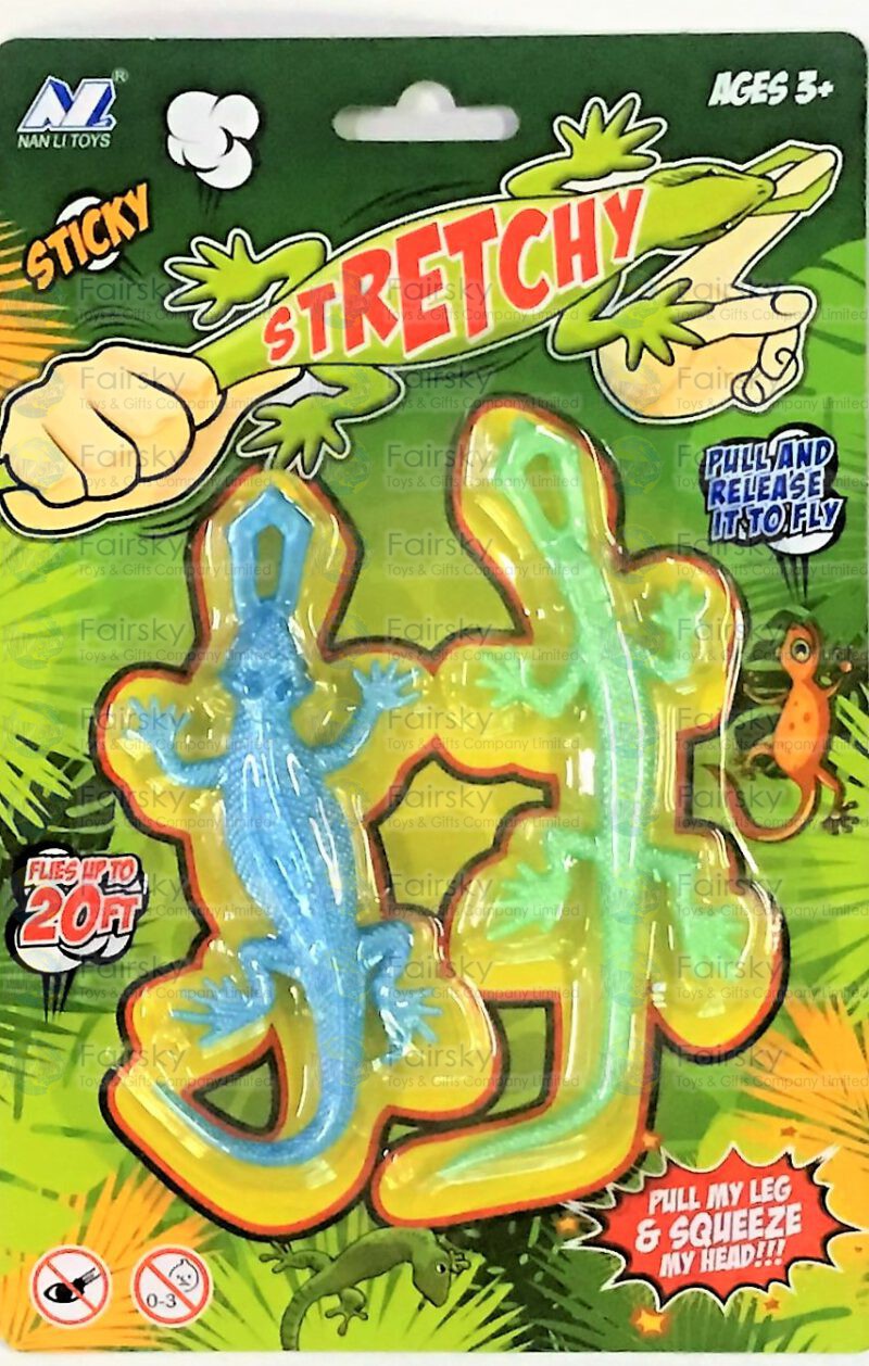 2pcs sticky lizard