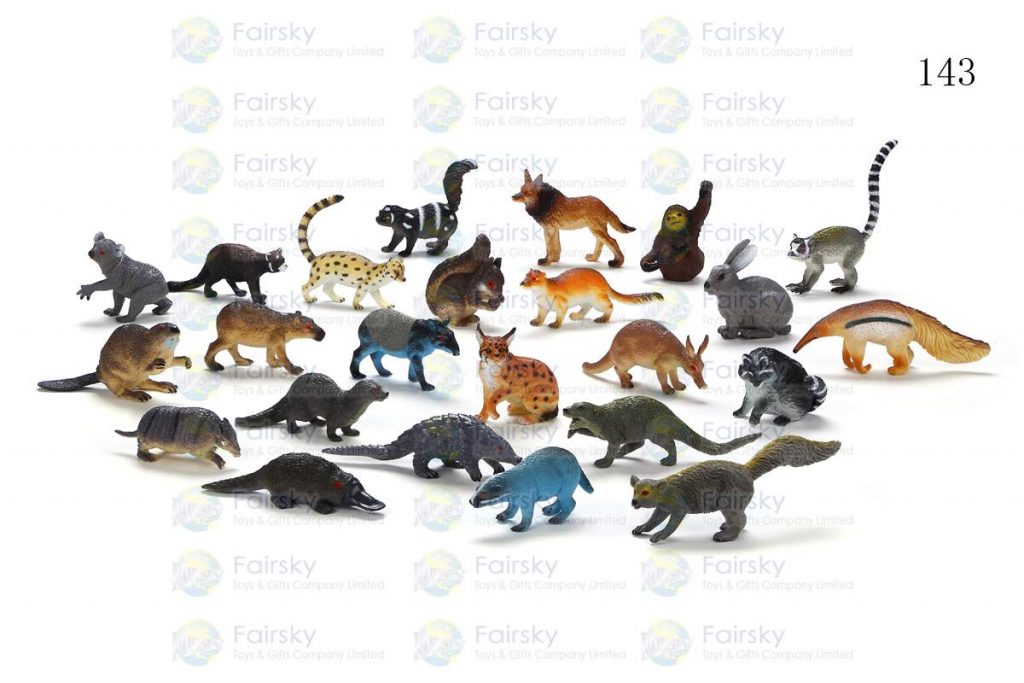 2.5"-5" PVC FOREST ANIMALS 24 STYLES