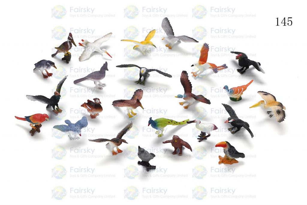 2"-4" PVC BIRD CREATURE 24 STYLES