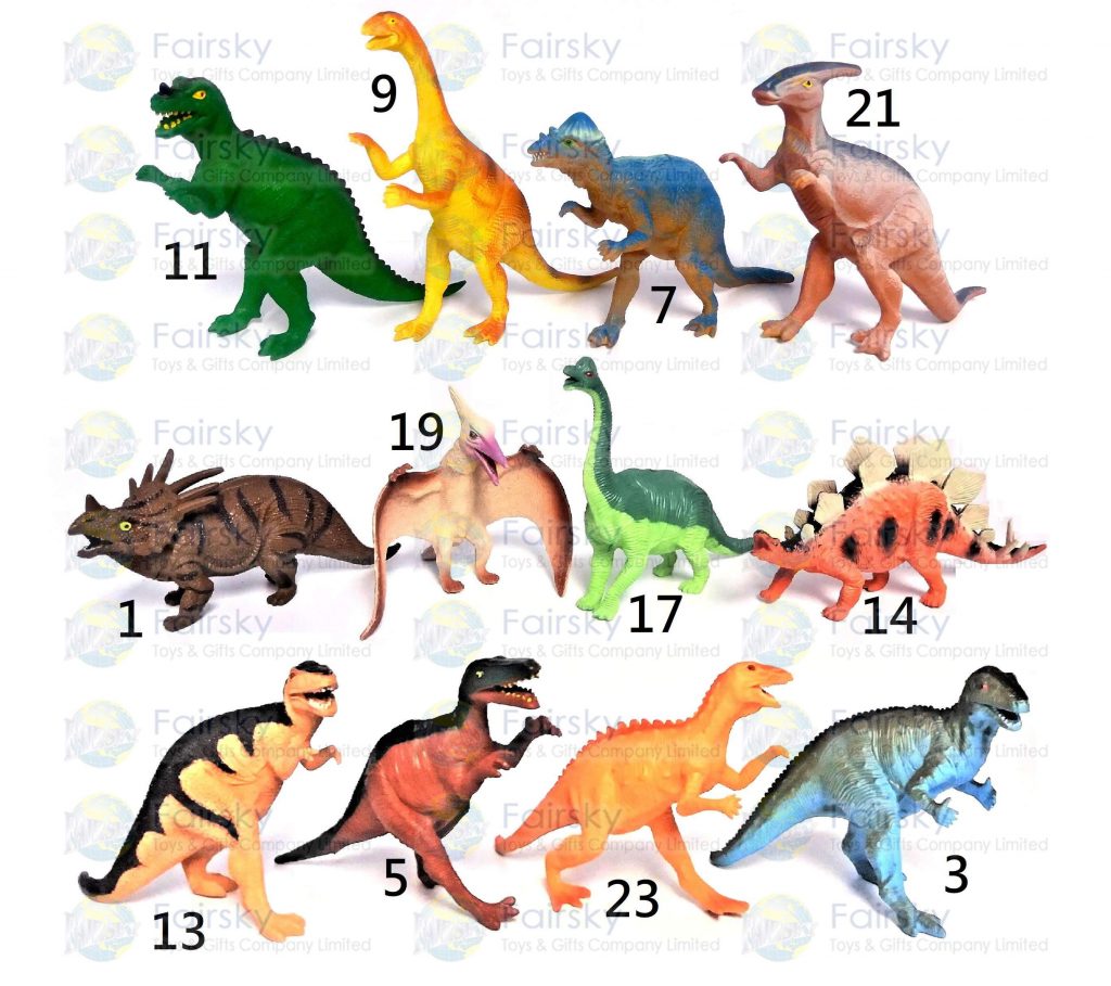 6"-7" PVC DINOSAURS 24 STYLES