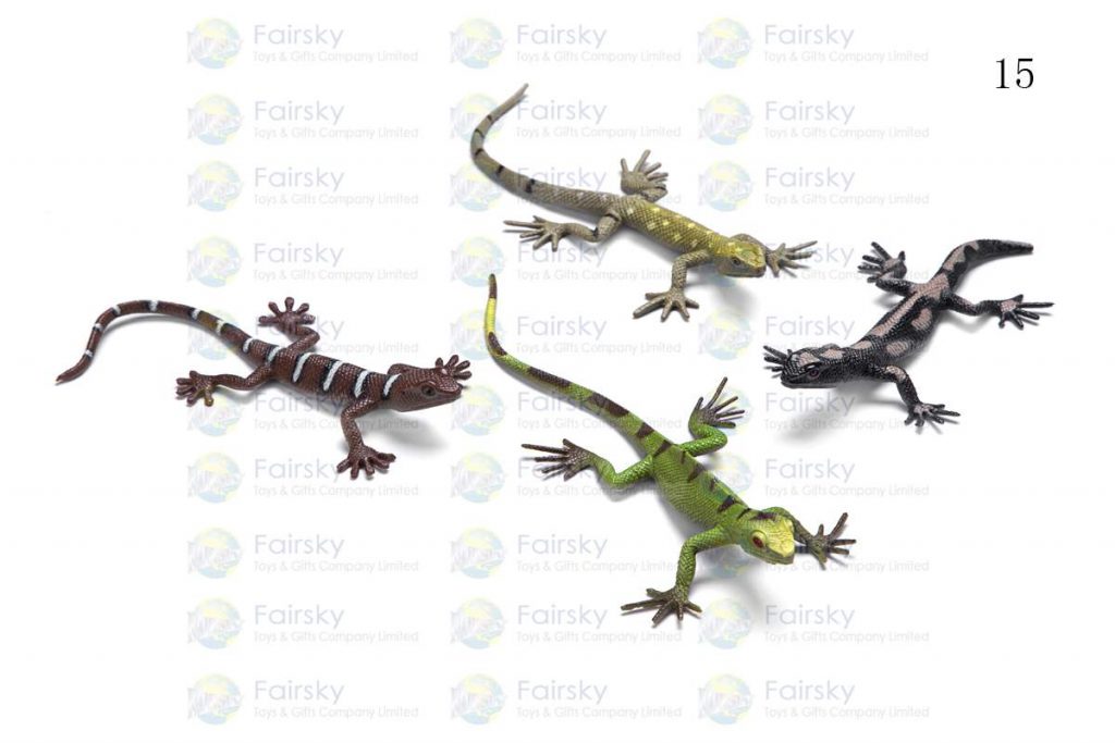 5" PVC AUTHENTIC LIZARDS 4 STYLES