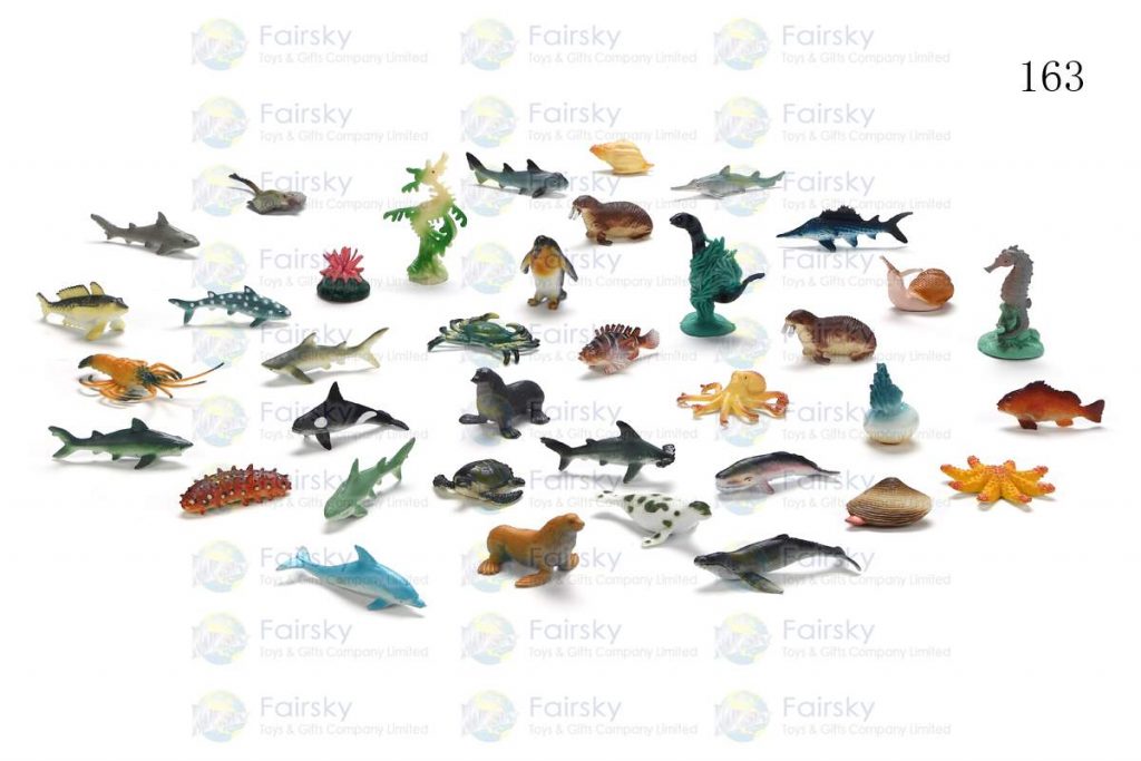 1"-2.25" PVC OCEAN ANIMALS 36 STYLES