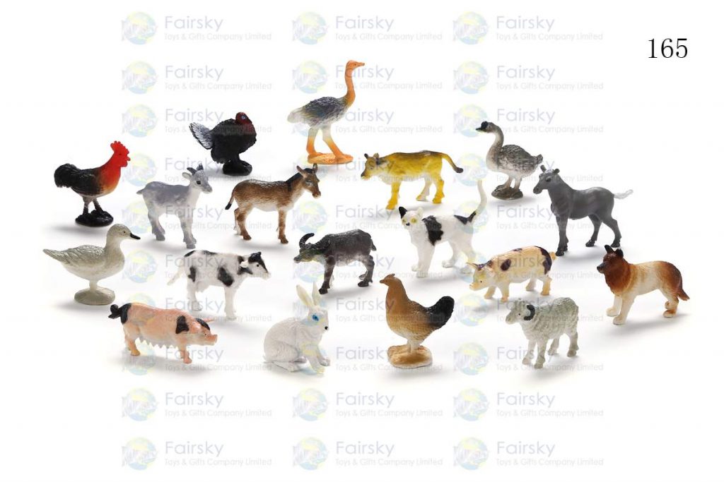 1"-2.25" PVC MINI FARM ANIMALS 18 STYLES