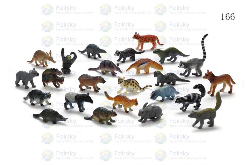 1.25"-2.5" PVC FOREST ANIMALS 24 STYLES