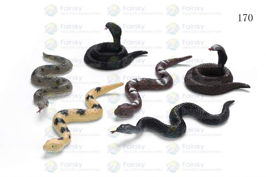 1.5"-3.5" PVC SNAKE 3 STYLES, 6 COLORS