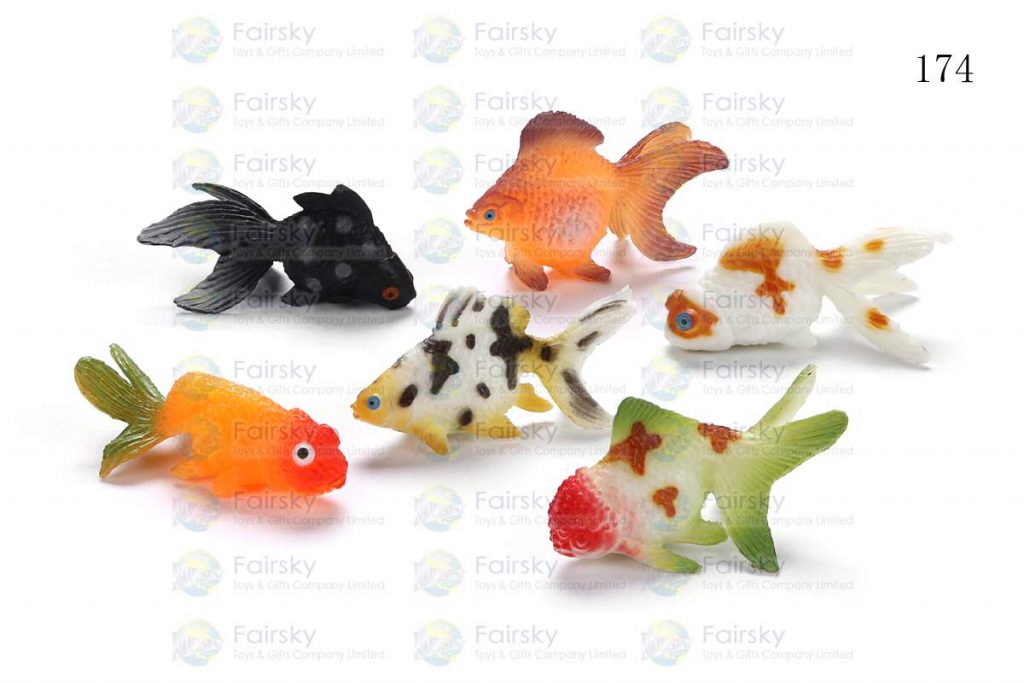 1.5" PVC GOLD FISH 6 STYLES