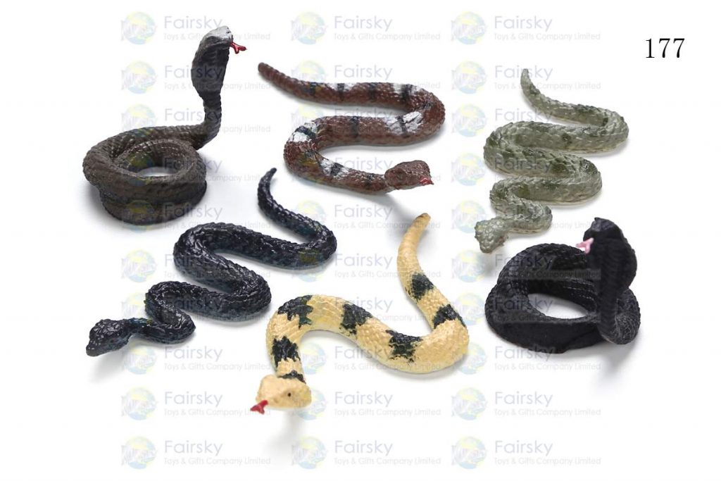 1.5"-2.5" PVC SNAKE 3 STYLES, 6 COLORS