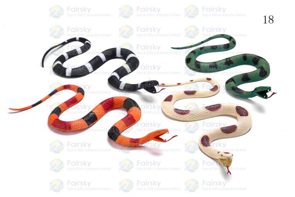 24" PVC SNAKE 1 STYLE, 4 COLORS