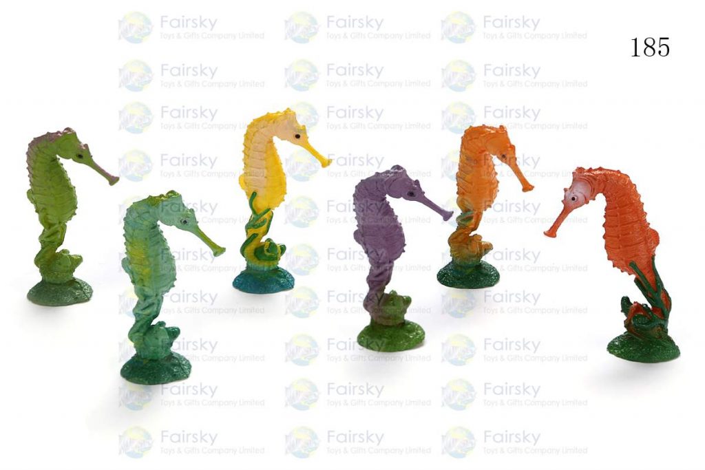 2.5" PVC SEA HORSE 1 STYLE, 6 COLORS