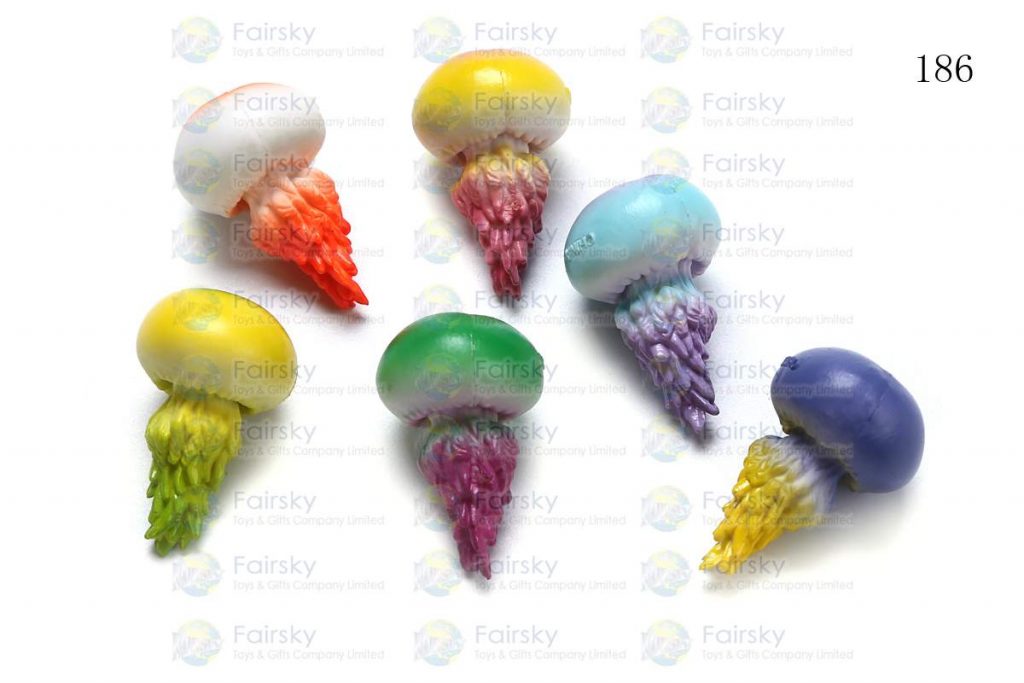 1.25" PVC JELLYFISH 1 STYLE, 6 COLORS