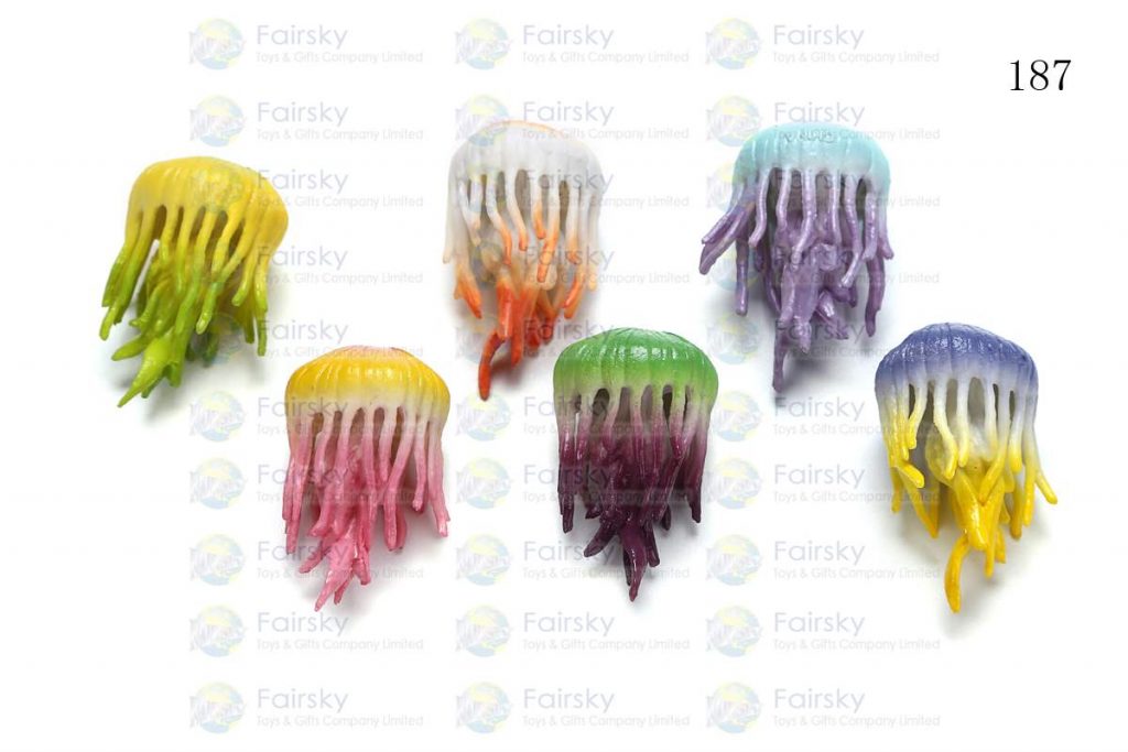 1.5" PVC JELLYFISH 1 STYLE, 6 COLORS