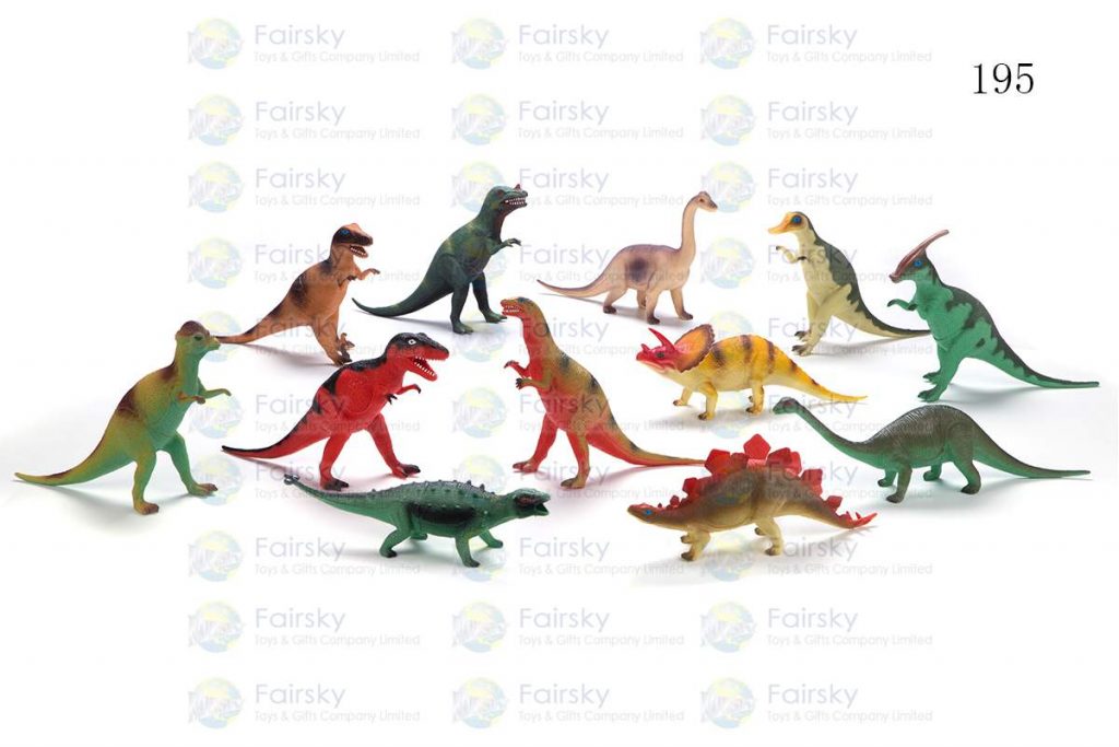 8" PVC DINOSAURS 12 STYLES