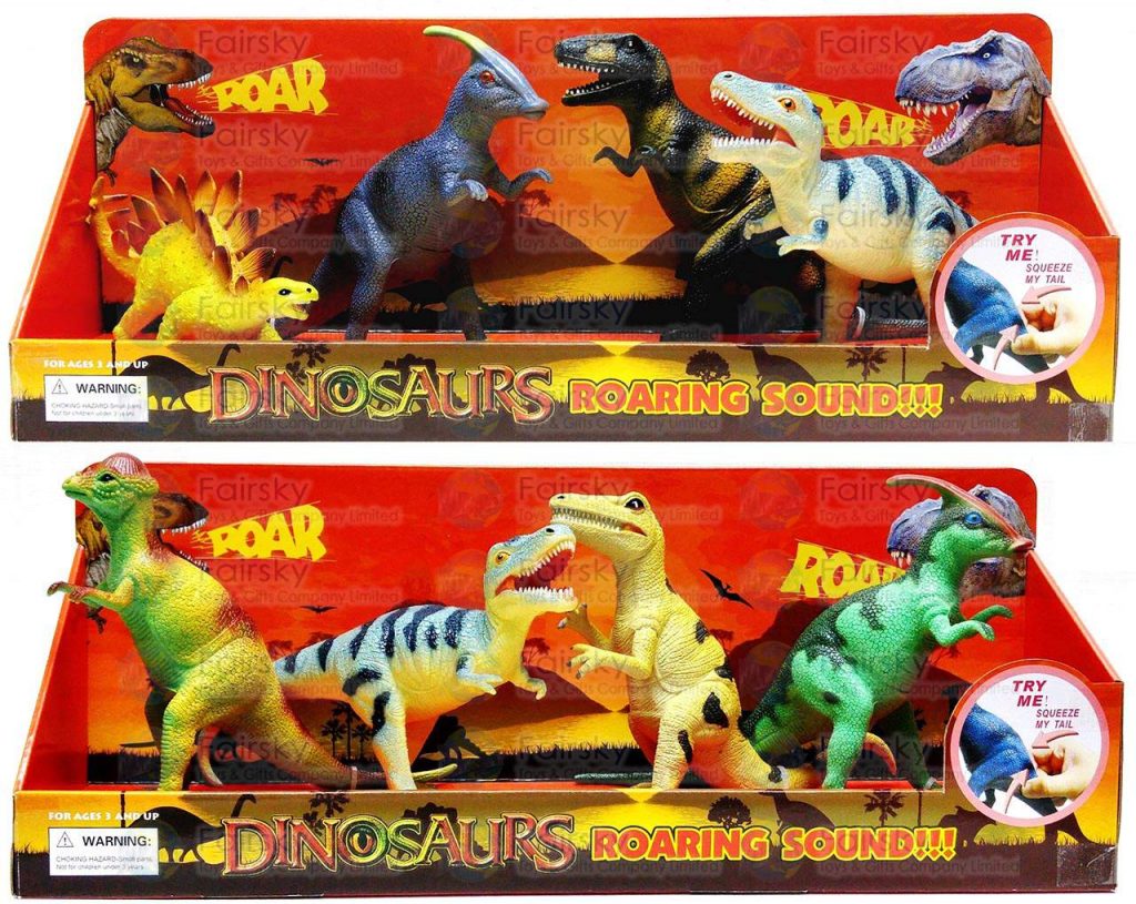 Set of 4pcs Dinosaurs