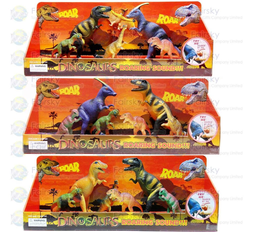 Set of 6pcs Dinosaurs