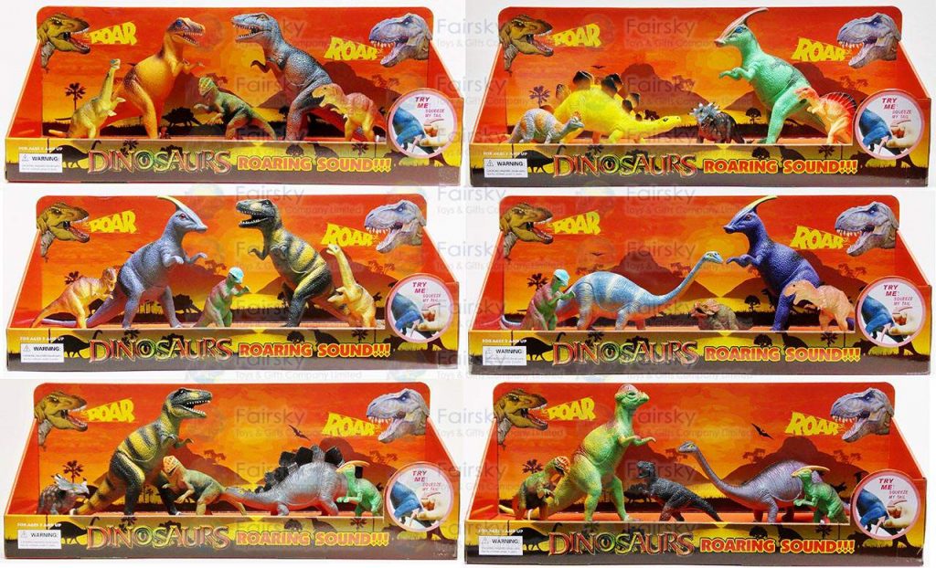 Set of 5pcs Dinosaurs