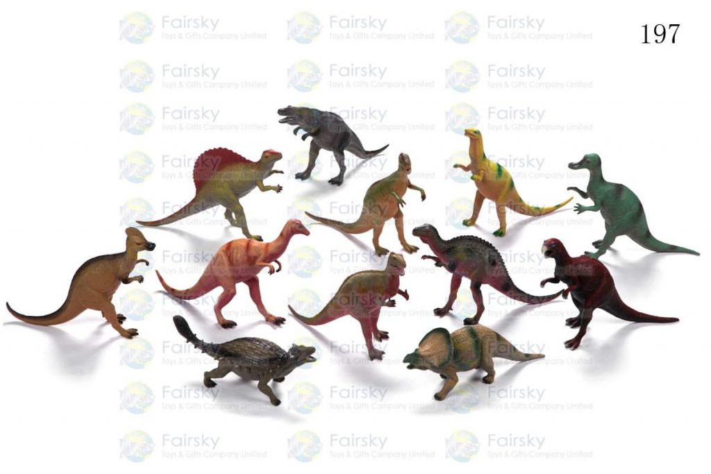 9"-13" PVC DINOSAURS 12 STYLES