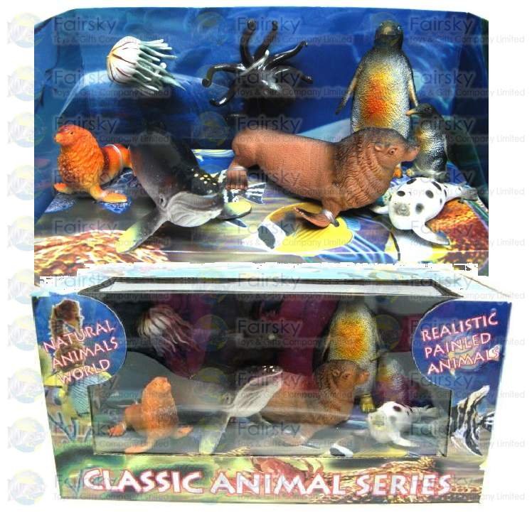 Set of 8pcs Ocean Animals