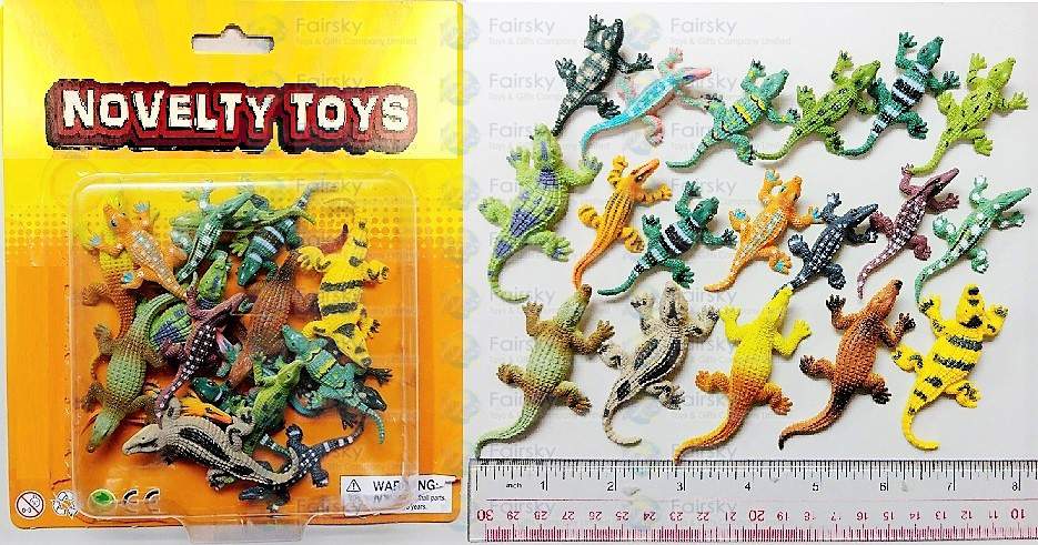 Set of 18pcs 2.5"-3" Crocodiles