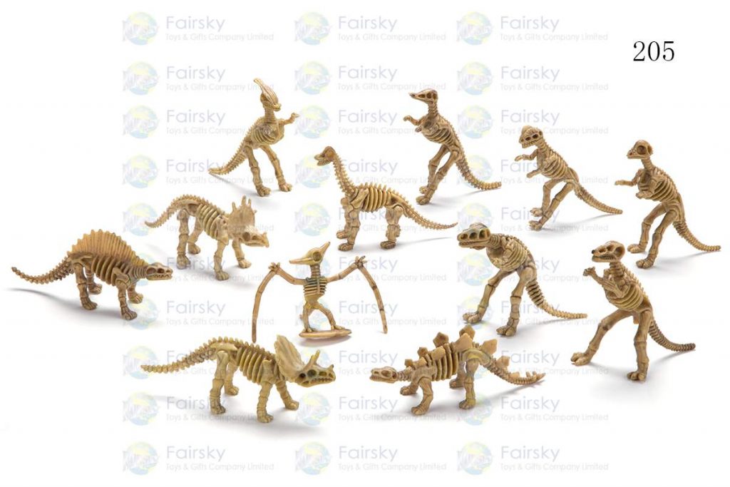 5" PVC DINOSAURS BONE 12 STYLES