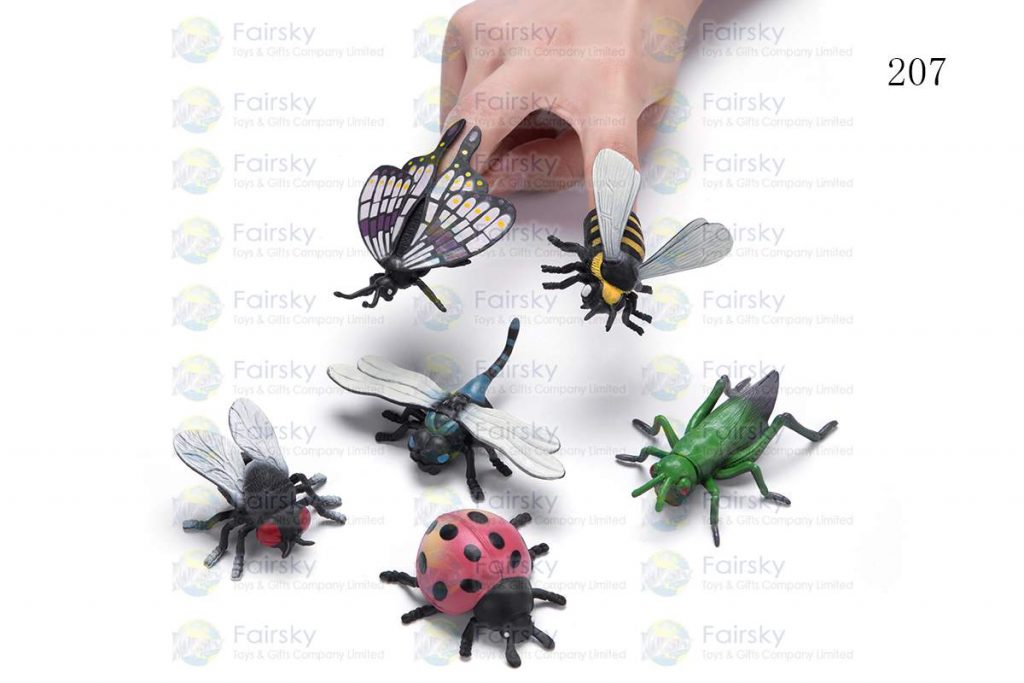 2"-3" PVC INSECTS PUPPET 6 STYLES