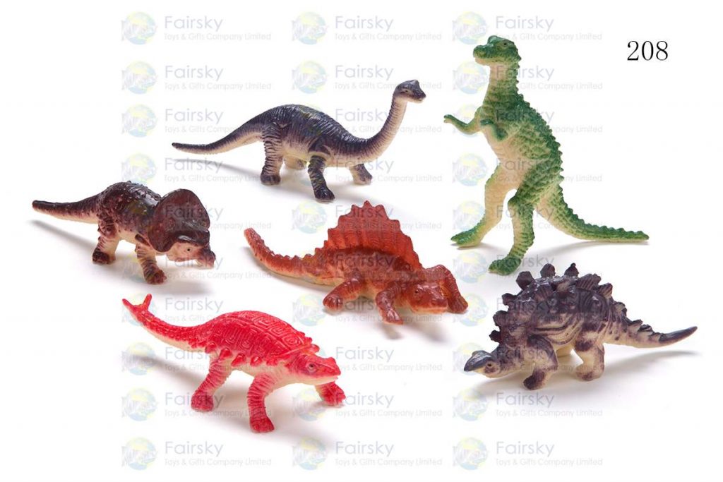 3" PVC DINOSAURS 6 STYLES