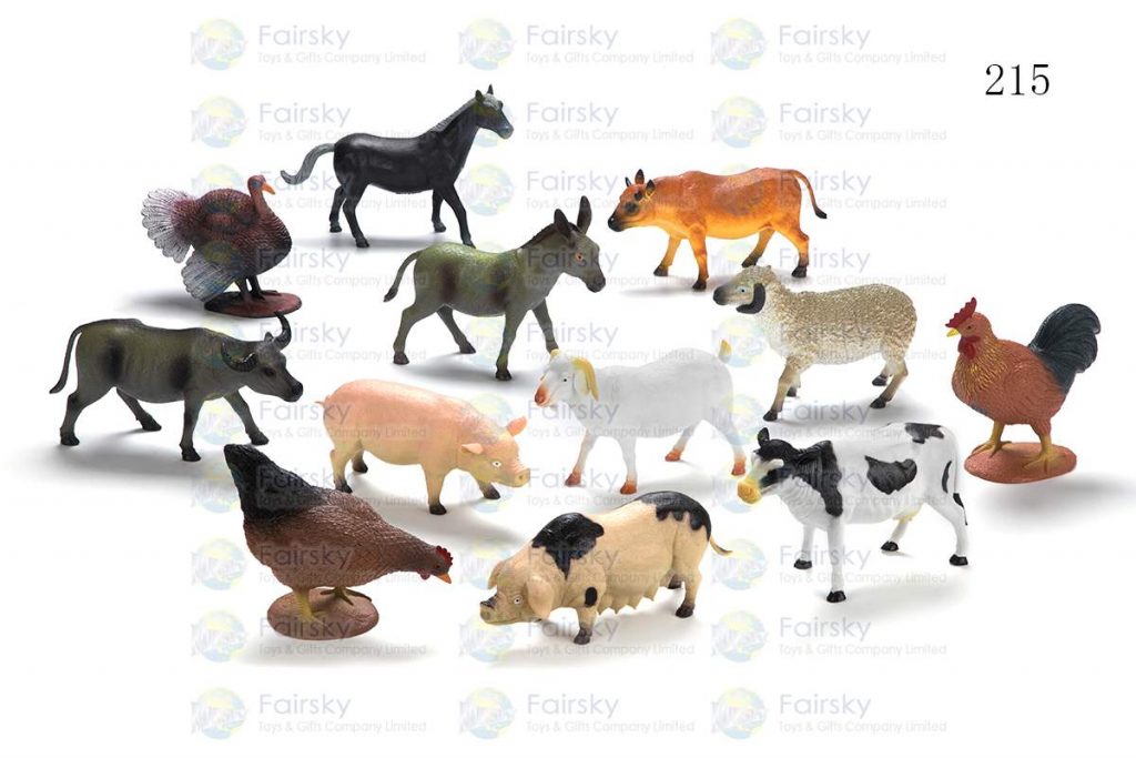 4.5"-8" PVC FARM ANIMALS 12 STYLES