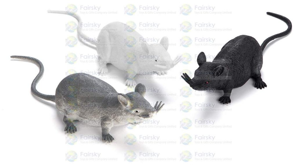 11" PVC RAT 1 STYLE, 3 COLORS