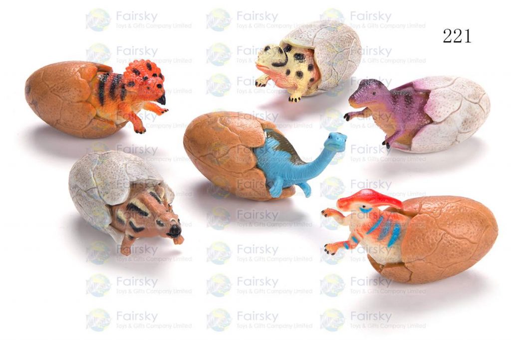 2.5" PVC DINOSAURS EGG 6 STYLES