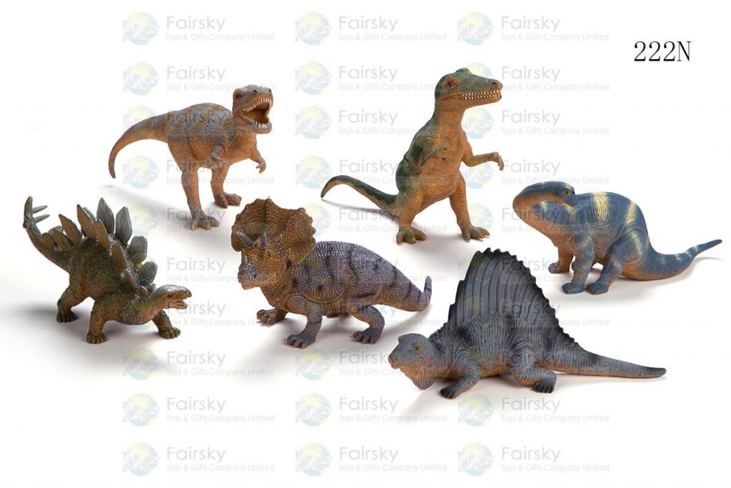 9"-11" PVC DINOSAURS 6 STYLES