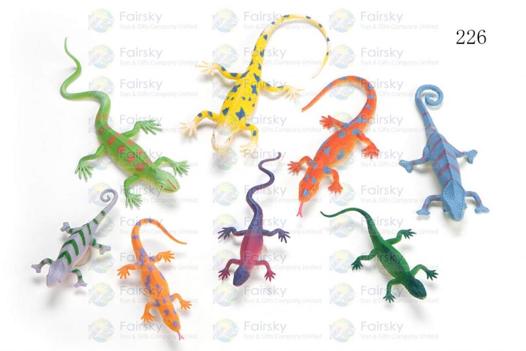 PVC LIZARDS 8 STYLES