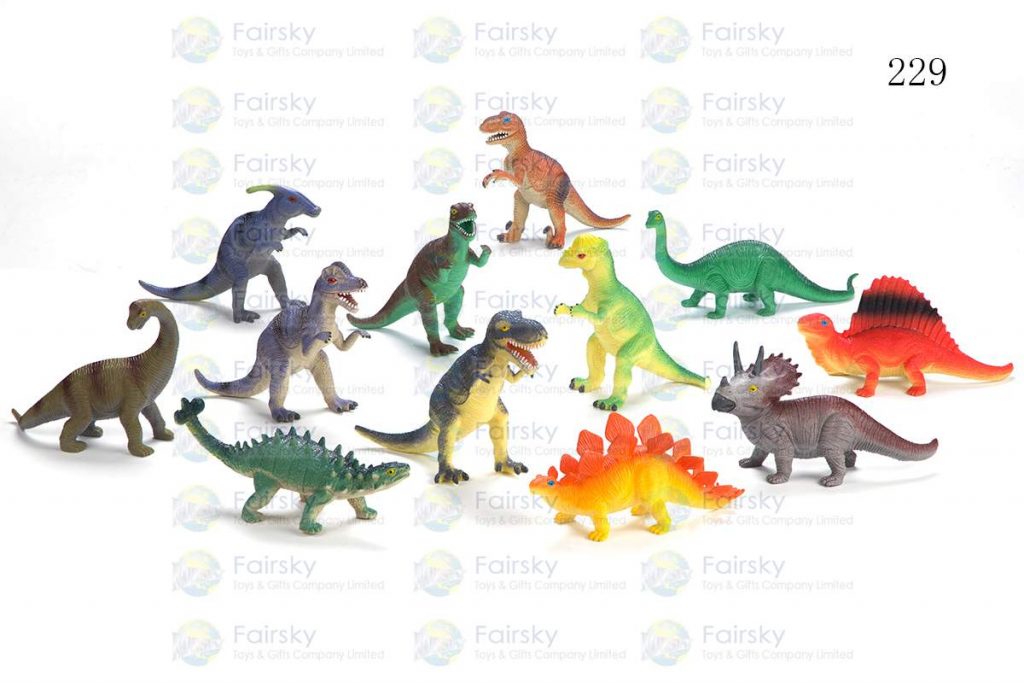 7" PVC DINOSAURS 12 STYLES