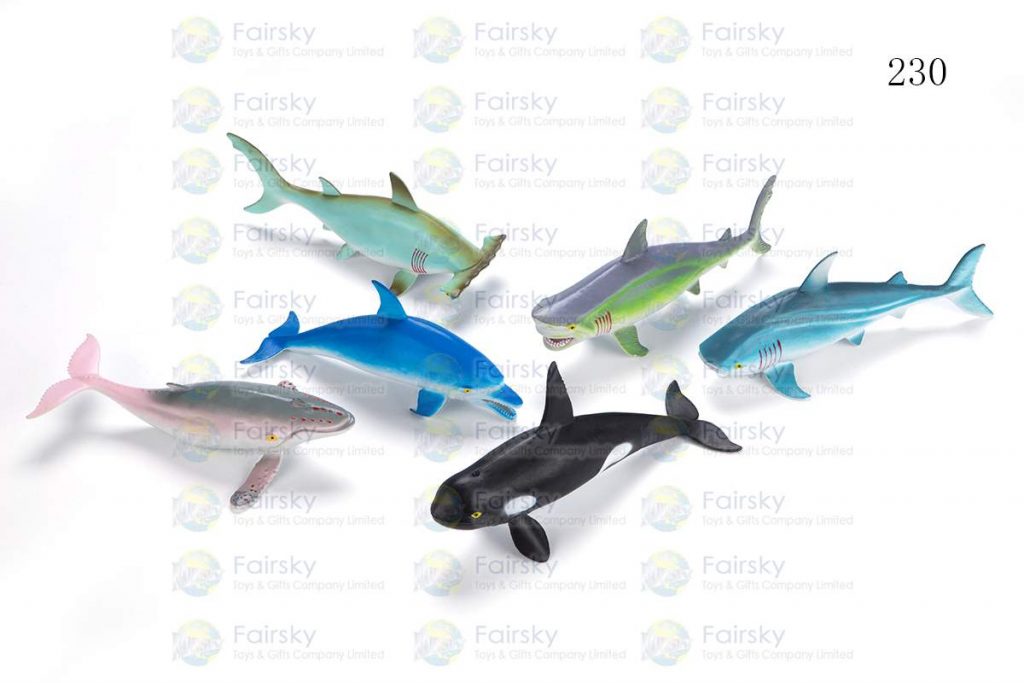 8" PVC SHARK 6 STYLES