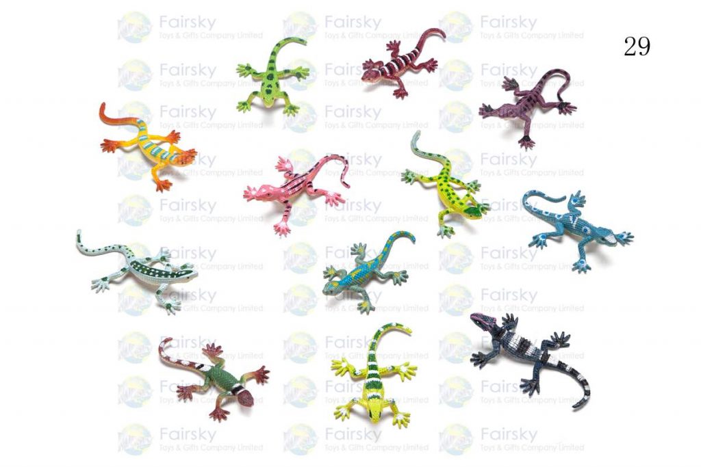 2"-3" PVC LIZARD 4 STYLES, 12 COLORS