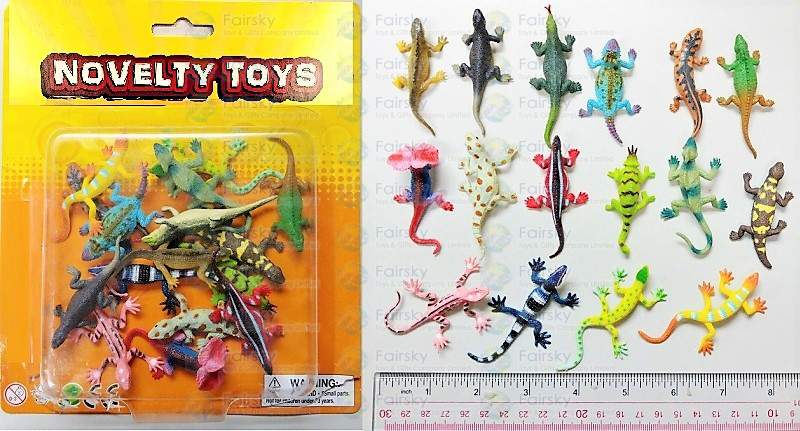 Set of 16pcs 2"-3" Lizards