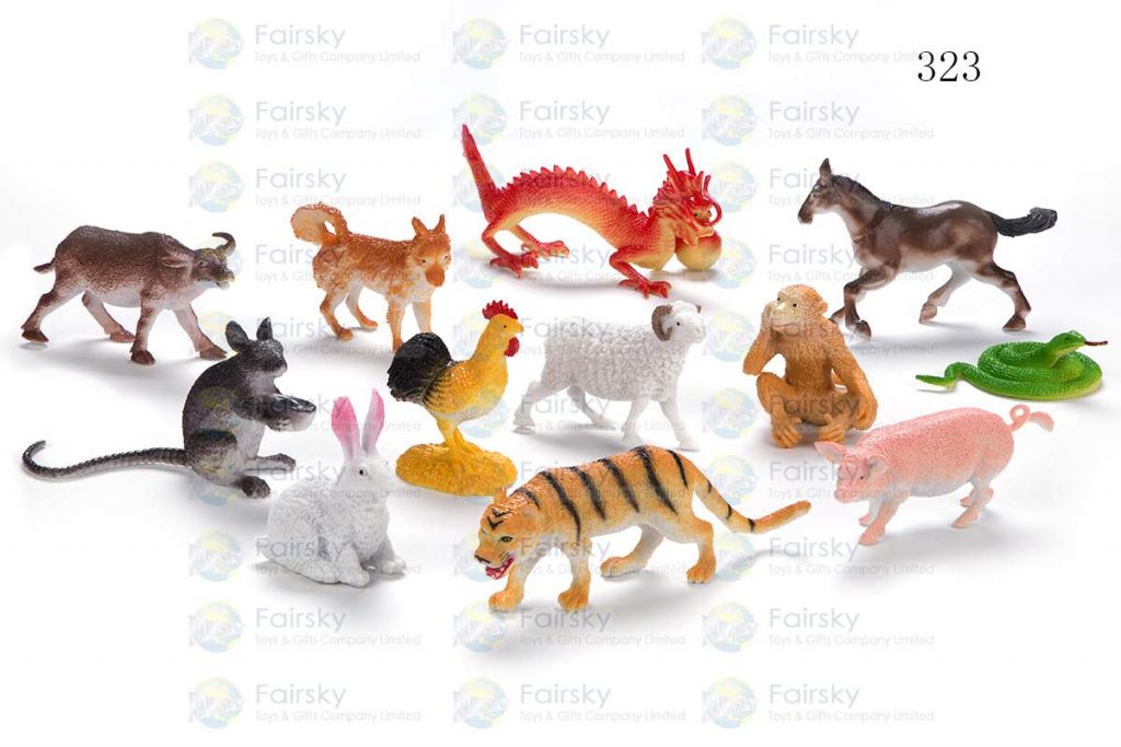 3"-7" PVC CHINESE ZODIAC 12 STYLES