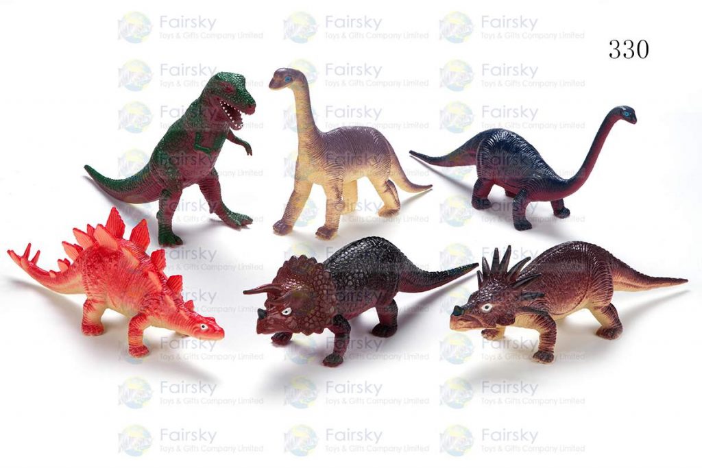 8" PVC DINOSAURS 6 STYLES