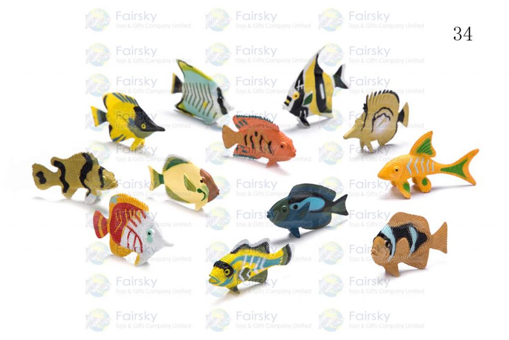 2.5" PVC TROPICAL FISH 12 STYLES