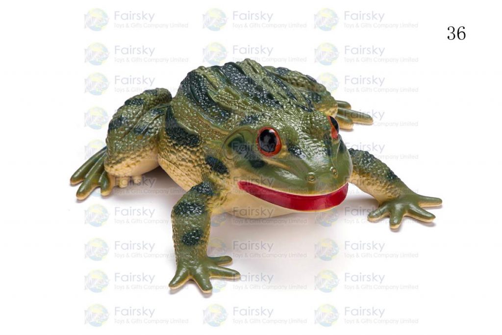 10" PVC SQUEAKING JUMBO FROG 1 STYLE