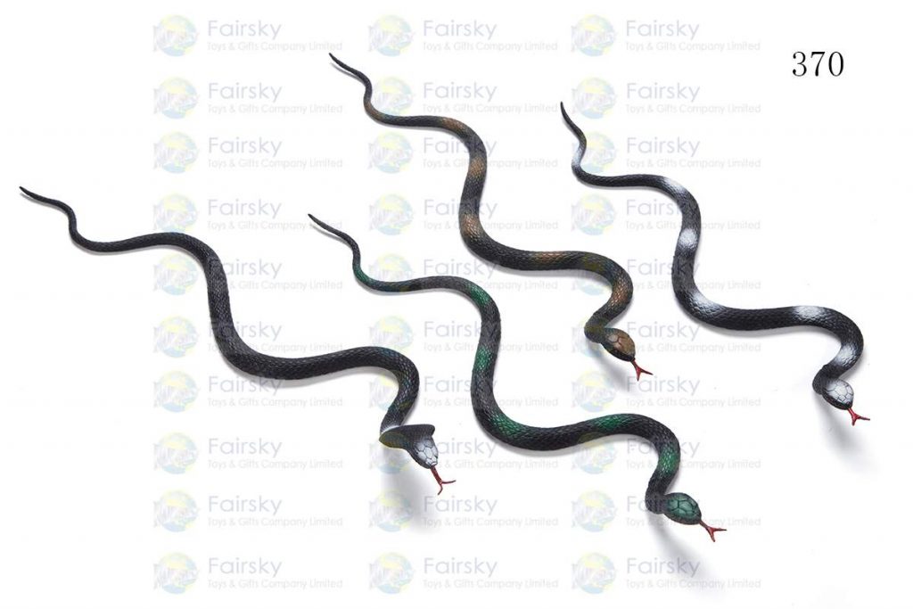 14" PVC SNAKE 2 STYLES,  4 COLORS