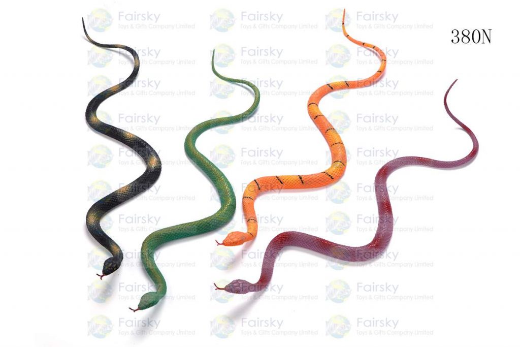 30" PVC SNAKE 2 STYLES, 4 COLORS (LIGHT COLOR)