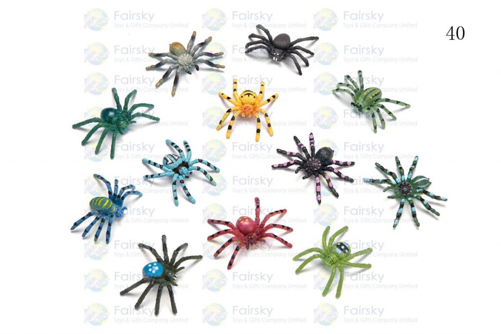 1.5" PVC SPIDER 4 STYLES, 12 COLORS