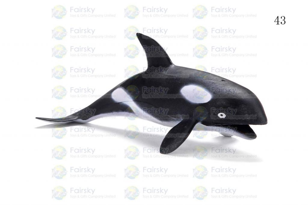 10" PVC SQUEAKING KILLER WHALE 1 STYLE